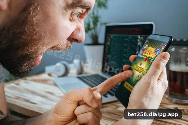 Imagem promocional da bet258 apresentando a plataforma e seus recursos